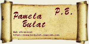 Pamela Bulat vizit kartica